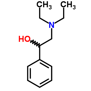 Benzenemethanol, a-[(diethylamino)methyl]- Structure,4249-64-3Structure