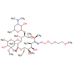 (9E)-erythromycin 9-[o-[[(2-methoxyethoxy)methoxy]methyl]oxime] Structure,425365-64-6Structure