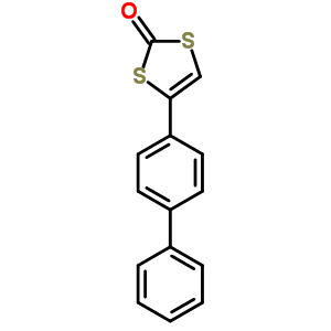 4-(4-Phenylphenyl)-1,3-dithiol-2-one Structure,42574-13-0Structure