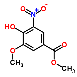 Methyl 4-hydroxy-3-methoxy-5-nitrobenzenecarboxylate Structure,42590-00-1Structure