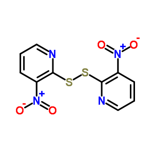 Pyridine, 2,2-dithiobis[3-nitro- Structure,4282-19-3Structure