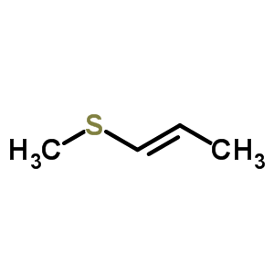 E-1-methylthio-1-propene Structure,42848-06-6Structure