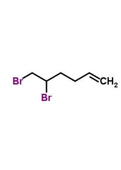 1,2-Dibromo-5-hexene Structure,4285-48-7Structure