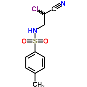 N-(2-chloro-2-cyano-ethyl)-4-methyl-benzenesulfonamide Structure,42883-03-4Structure