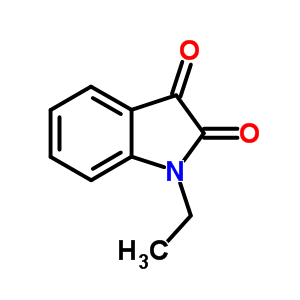 1-Ethyl-1h-indole-2,3-dione Structure,4290-94-2Structure