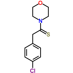 2-(4-Chlorophenyl)-1-(4-morpholinyl)ethanethione Structure,42945-85-7Structure