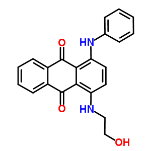 4-Anilino-1-(2-hydroxyethylamino)anthracene-9,10-dione Structure,42985-05-7Structure