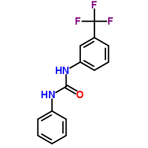 3-Phenyl-1-[3-(trifluoromethyl)phenyl]urea Structure,4300-46-3Structure