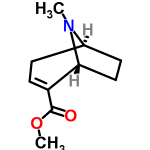 (1R,5s)-methyl8-methyl-8-azabicyclo[3.2.1]oct-2-ene-2-carboxylate Structure,43021-26-7Structure