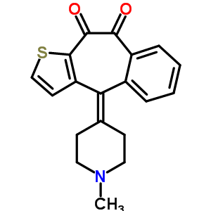 9,10-Dioxo ketotifen Structure,43076-16-0Structure