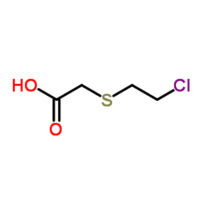 Acetic acid,2-[(2-chloroethyl)thio]- Structure,4332-50-7Structure