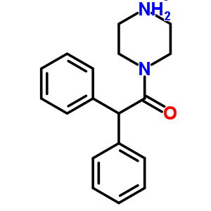 2,2-Diphenyl-1-piperazin-1-yl-ethanone Structure,435345-44-1Structure