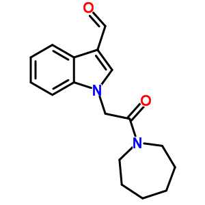 1-(2-Azepan-1-yl-2-oxo-ethyl)-1h-indole-3-carbaldehyde Structure,436087-09-1Structure