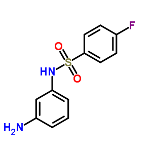 N-(3-amino-phenyl)-4-fluoro-benzenesulfonamide Structure,436089-66-6Structure