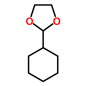 1,3-Dioxolane, 2-cyclohexyl- Structure,4362-48-5Structure