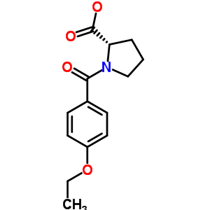 1-(4-Ethoxy-benzoyl)-pyrrolidine-2-carboxylic acid Structure,436811-16-4Structure