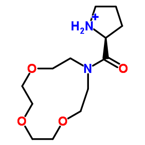 Pyrrolidin-2-yl-(1,4,7-trioxa-10-aza-cyclododec-10-yl)-methanone Structure,436811-22-2Structure