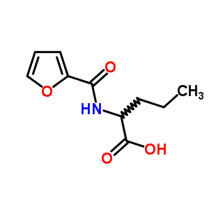 2-[(Furan-2-carbonyl)amino]pentanoic acid Structure,436855-71-9Structure