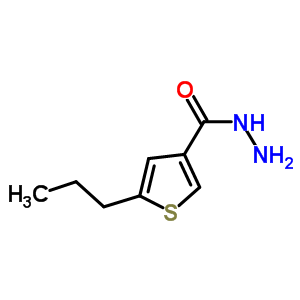 5-Propylthiophene-3-carbohydrazide Structure,438215-42-0Structure