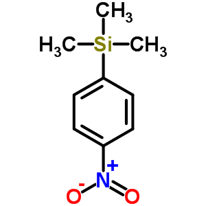 4-(Trimethylsilyl)-1-nitrobenzene Structure,4405-33-8Structure