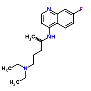 1,4-Pentanediamine,n1,n1-diethyl-n4-(7-fluoro-4-quinolinyl)- Structure,442-96-6Structure