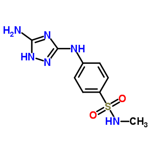 4-(5-Amino-1h-1,2,4-triazol-3-ylamino)-n-methylbenzenesulfonamide Structure,443799-42-6Structure