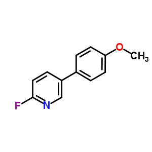 2-Fluoro-5-(4-methoxyphenyl)pyridine Structure,444120-93-8Structure