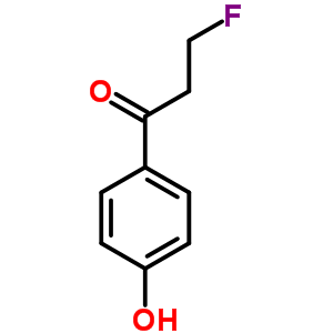 1-Propanone,3-fluoro-1-(4-hydroxyphenyl)- Structure,451-44-5Structure