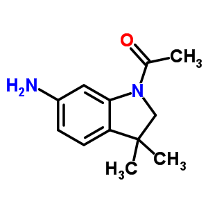 1-Acetyl-6-amino-3,3-dimethyl-2,3-dihydro-indole Structure,453562-71-5Structure