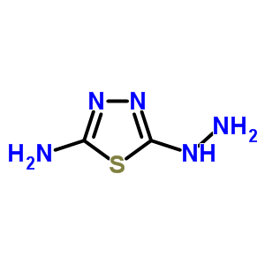 5-Hydrazinyl-1,3,4-thiadiazol-2-amine Structure,45534-38-1Structure