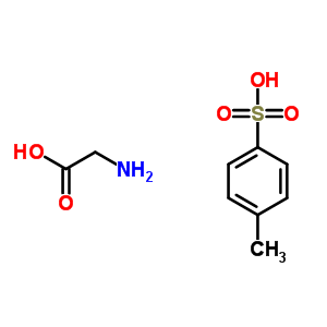 Glycine, 4-methylbenzenesulfonate Structure,4571-30-6Structure