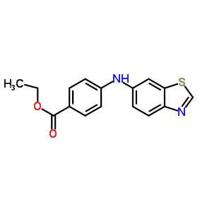 N-(4-carbethoxyphenyl)-n-4-(6-benzothiazole)amine Structure,458550-54-4Structure