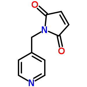 1H-pyrrole-2,5-dione,1-(4-pyridinylmethyl)- Structure,46277-44-5Structure