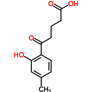 5-(2-Hydroxy-4-methyl-phenyl)-5-oxo-pentanoic acid Structure,4642-35-7Structure