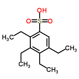 2,3,4,5-Tetraethylbenzenesulfonic acid Structure,4681-81-6Structure