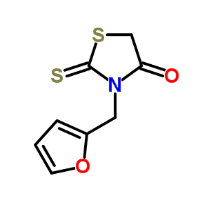 3-(2-Furylmethyl)-2-sulfanylidene-thiazolidin-4-one Structure,4703-95-1Structure