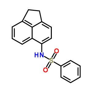 Benzenesulfonamide, n-(1,2-dihydro-5-acenaphthylenyl)- Structure,4709-70-0Structure