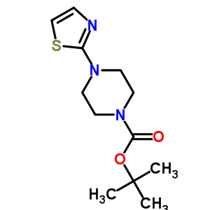 1-(2-Thiazolyl)-4-(tert-butoxycarbonyl)piperazine Structure,474417-23-7Structure