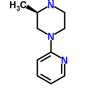 Piperazine, 3-methyl-1-(2-pyridinyl)-, (3r)-(9ci) Structure,474417-44-2Structure