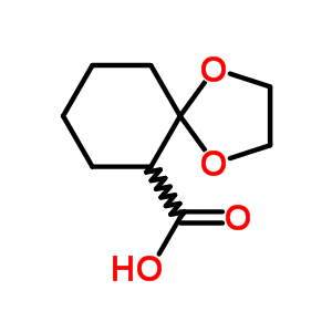 1,4-Dioxaspiro[4.5]decan-6-carboxylic acid Structure,4746-93-4Structure