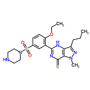 Desmethyl thiosildenafil Structure,479073-86-4Structure