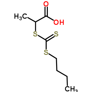 2-[[(Butylthio)thioxomethyl]thio]propanoic acid Structure,480436-46-2Structure