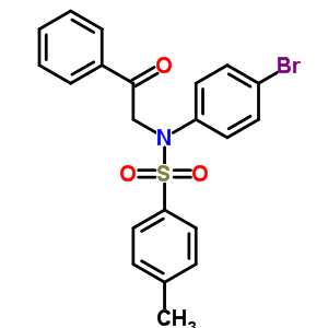 N-(4-bromophenyl)-4-methyl-n-phenacyl-benzenesulfonamide Structure,4831-23-6Structure