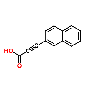 3-(2-Naphthyl)prop-2-ynoic acid Structure,4843-43-0Structure