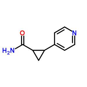 2-(4-Pyridinyl)-cyclopropanecarboxamide Structure,484654-51-5Structure