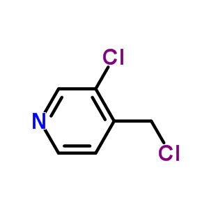 Pyridine, 3-chloro-4-(chloromethyl)- (9ci) Structure,485828-89-5Structure