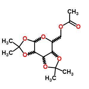 6-O-acetyl-1,2:3,4-di-o-isopropylidene-alpha-d-galactopyranose Structure,4860-78-0Structure