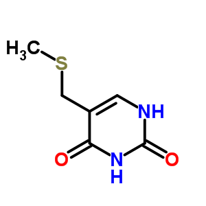 5-(Methylsulfanylmethyl)-1h-pyrimidine-2,4-dione Structure,4874-40-2Structure