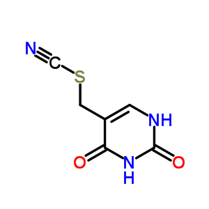 5-(Thiocyanatomethyl)-1h-pyrimidine-2,4-dione Structure,4874-42-4Structure