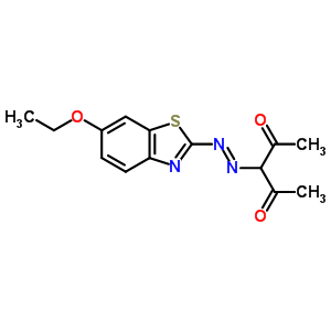 3-((6-Ethoxybenzothiazol-2-yl)azo)-2,4-pentanedione Structure,4882-90-0Structure